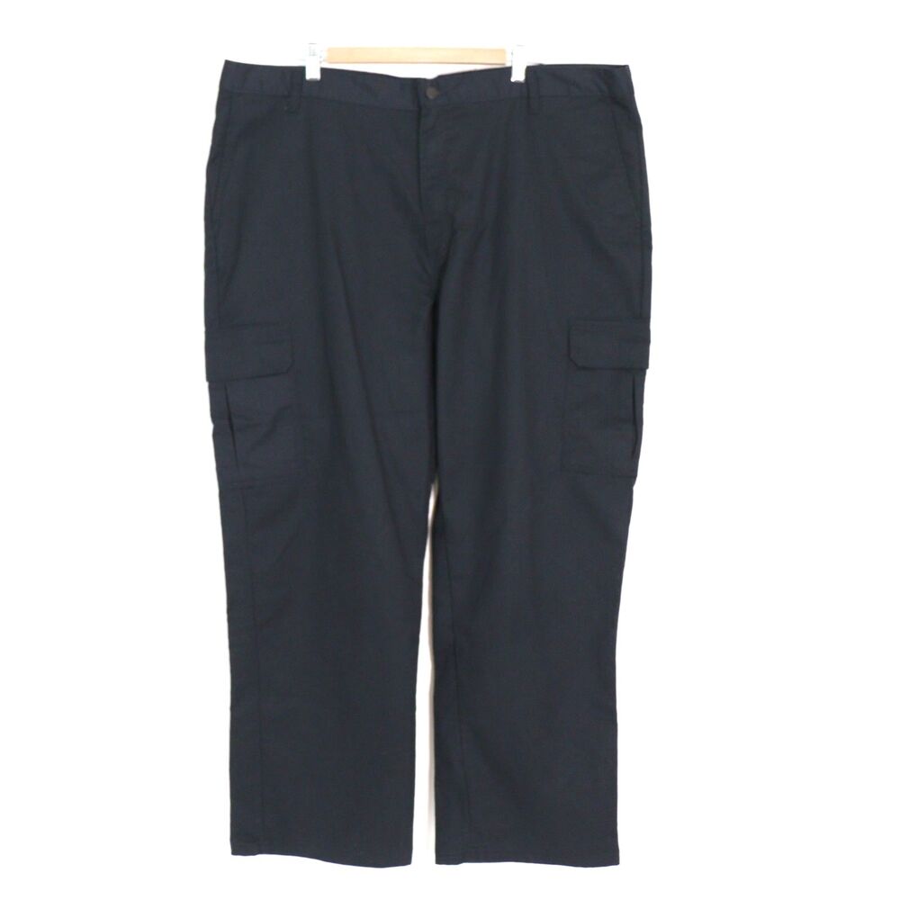 Dickies Cargo Work Pants Black size 44 X 32